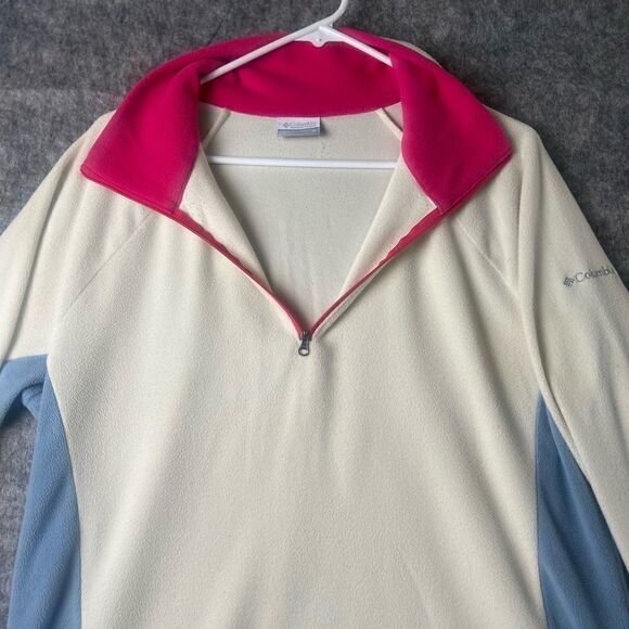 Columbia Women's XL Glacial IV Half Zip Fleece Sweatshirt Classic Fit - Picture 5 of 8
